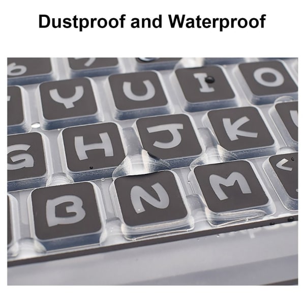 Keyboard Cover Beskyttelsesfilm TRANSPARENT FLAD TRANSPARENT FLAD Transparent Flat