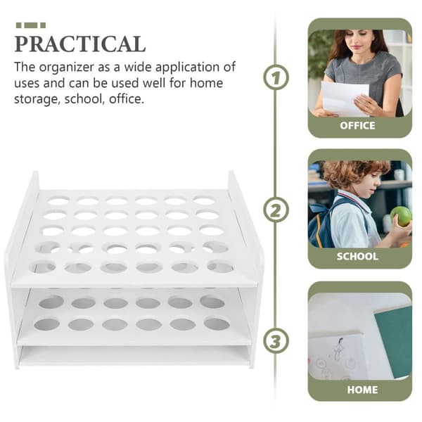 Desktop Marker Storage Rack Test Tube Storage Rack Saks Stativ