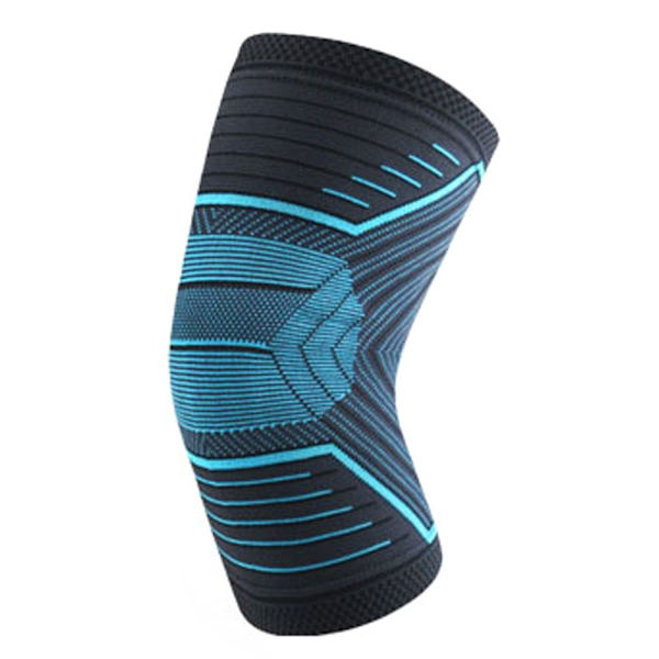 Sportsknæbeskyttere Kompressionsknæbøjle BLACK&BLUE L Black&Blue L