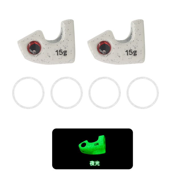 Træ Rejevægt Blæksprutte Jig Tip 10GC C 10gC