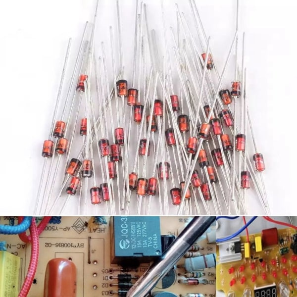 50 st Inline Voltage Zener Diode 1N4729A 3.6V 1N4729A 3.6V 1N4729A 3.6V