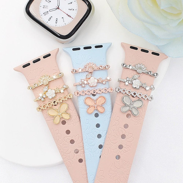 Watch Band Ornament Dekorativ Ring ROSE GULD Rose Gold