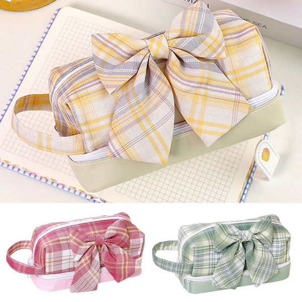 Paperitarvikkeiden organizer Paperilaukku PUNAINEN KESETILLÄ Red With Bowknot-With Bowknot