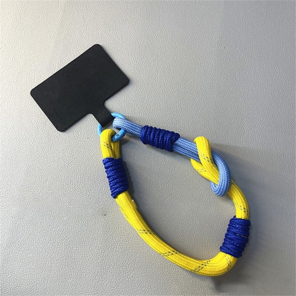 Mobiltelefon Knot Telefon Hand Armband Kedja GUL Yellow