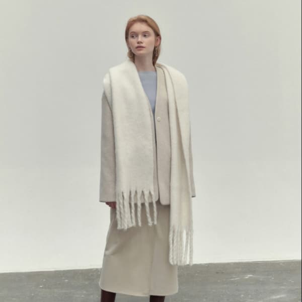 Vintersjal Dame Skjerf CAMEL Camel