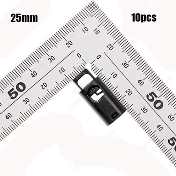 10 stk. Tactical Cord Lock Toggle Stopper 30MM 30mm