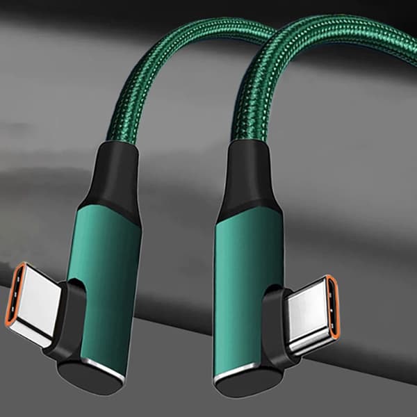C-tyypin kaapeli USB-C-datajohto VIHREÄ 2M Green 2m