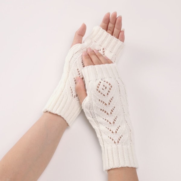 Handledshandskar Varmvantar VIT white