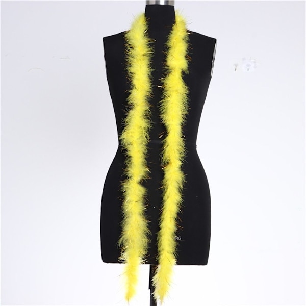 2M Fjær Fjær Boa Strip GUL Yellow