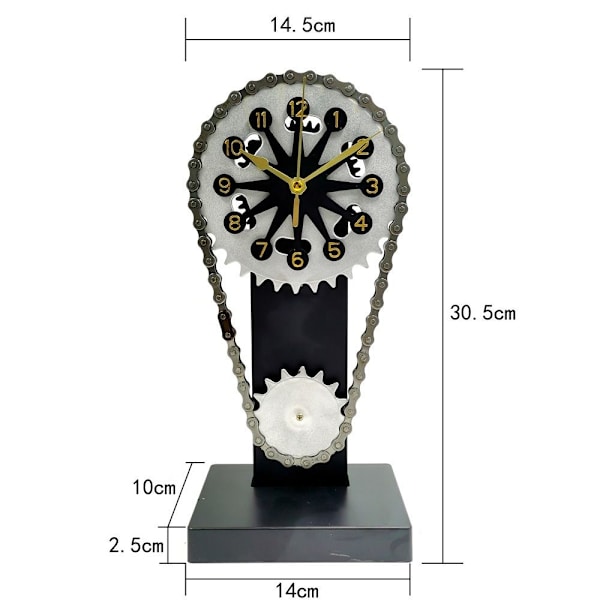 Chain Gear Clock Desktop Clock 1 1 1