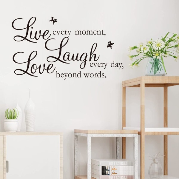 Wall Decor Wall Sticker Live Laugh Love