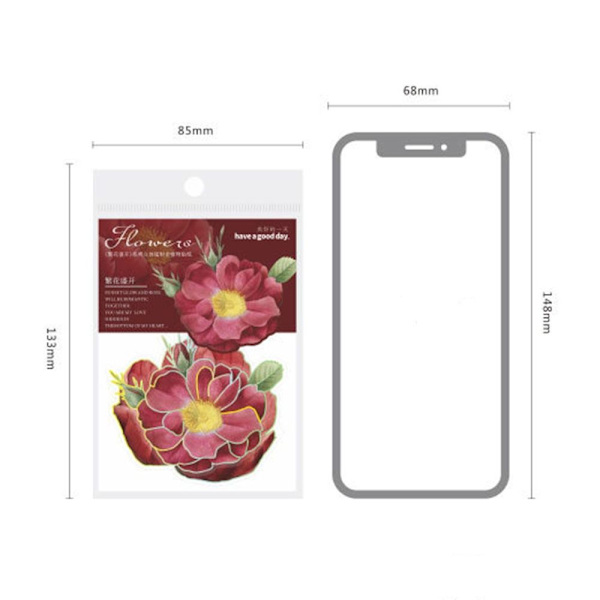 Blomsterdekaler Blomdekaler 2 2 2