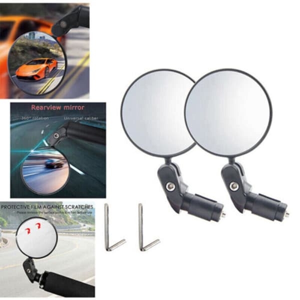 Cykel Backspegel Backspegel 2PCS 2PCS 2Pcs