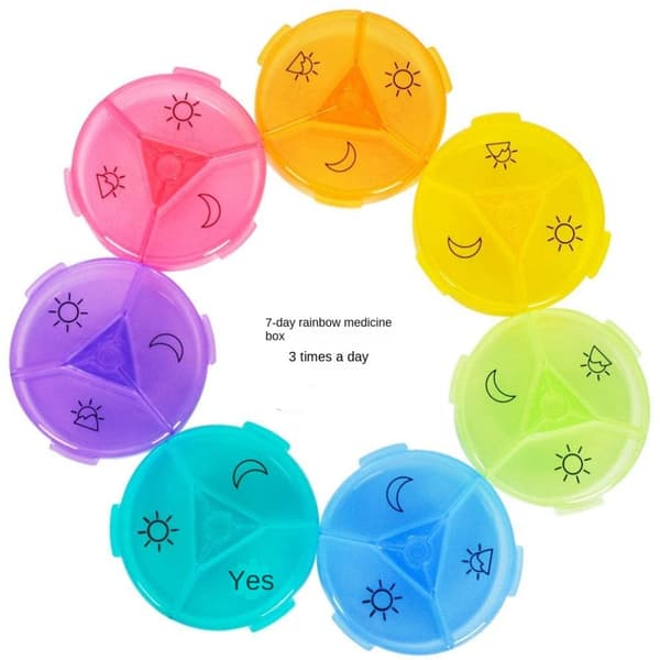 Medicin Box Rese Pill Organizer Medicin Container Case
