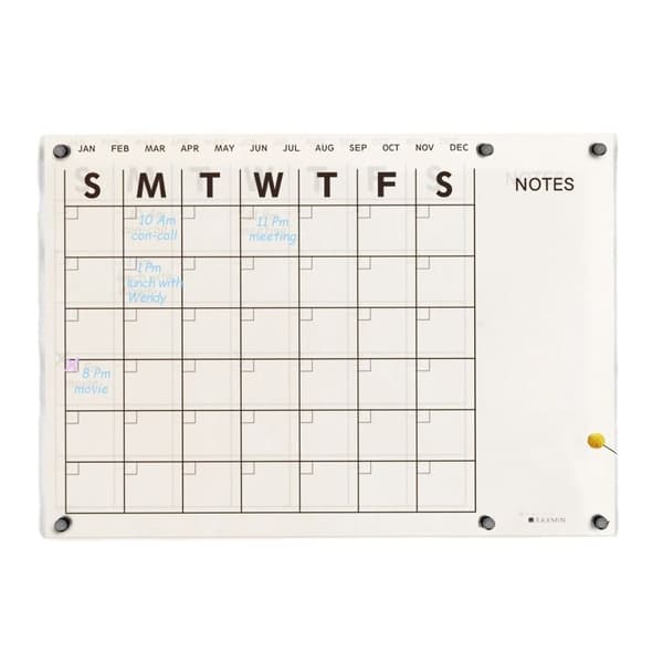 Akrylkalender Magnetisk akrylbräda Torrtorkbräda