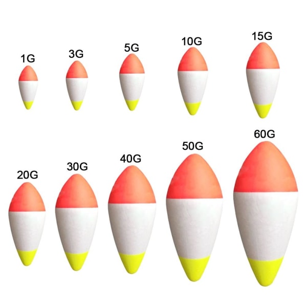 3ST EVA fiskeflotboj 5G-20ST 5G-20ST 5g-20pcs