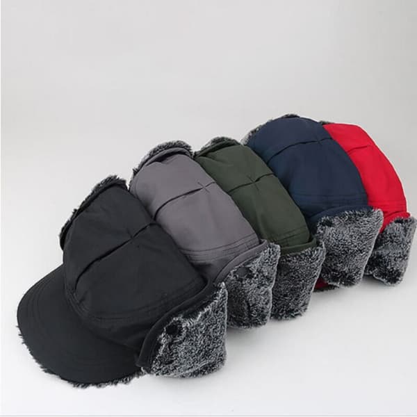 Vinterhatt med öronlappar Hatt Flat Cap 04 04 04