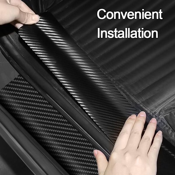Auton takapuskurin tarra Auto Protective Pad MUSTA black