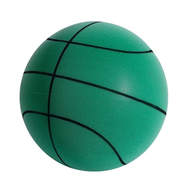 Silent Basketball Bouncing Basketball GRØN 21CM Green 21CM