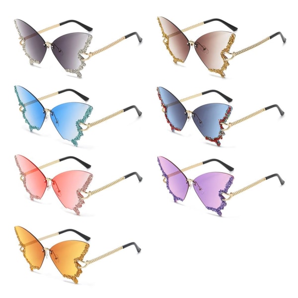 Lilla solbriller for kvinner Butterfly solbriller LILLA LILLA Purple