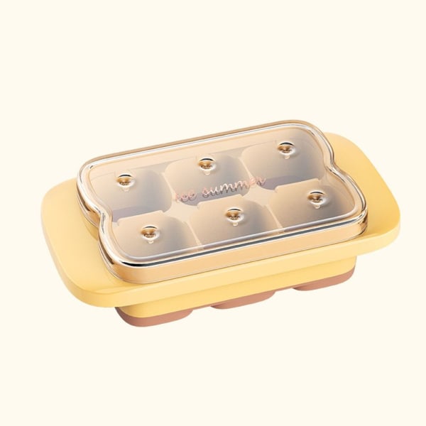 Ice Cube Bar Pallokone Mold KELTAINEN Yellow