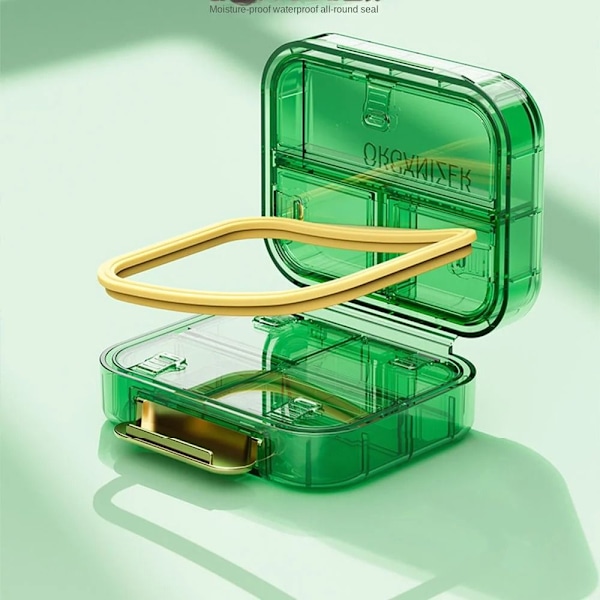 Medicin Organizer Box Case LILA purple