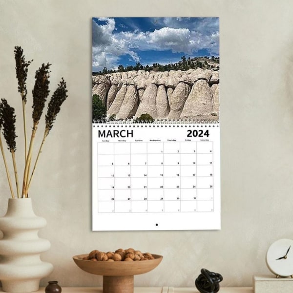 Nature's Dicks Calendar 2024 Väggkalender Rolig kalender