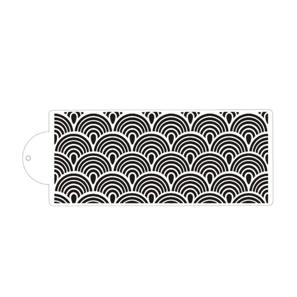 3st Cake Mesh -stämplar Stencils Prägling 8 8 8