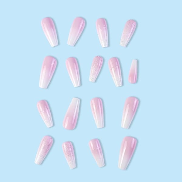Fake Nails Medium Length T-form