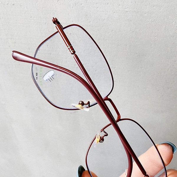 Anti-Blue Light Glasses Ylisuuret silmälasit PUNAINEN Red