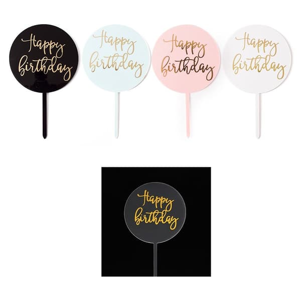 Cake Toppers Cupcake Toppers SORT Black