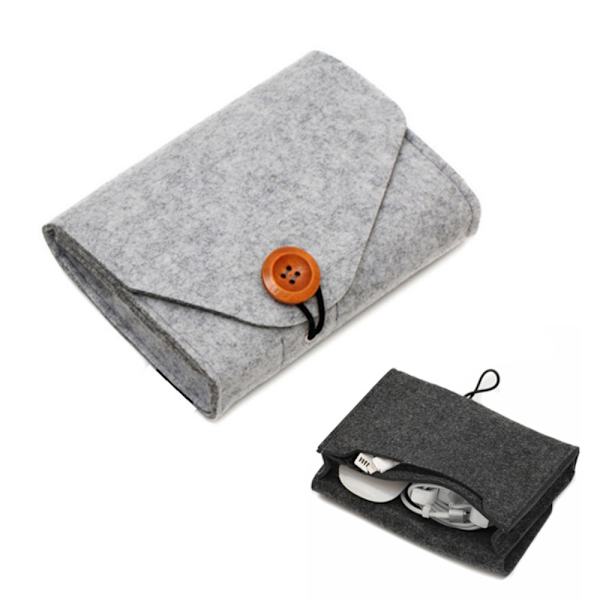 Organizer Minihuopalaukku TUMMANHARMAA Dark Grey