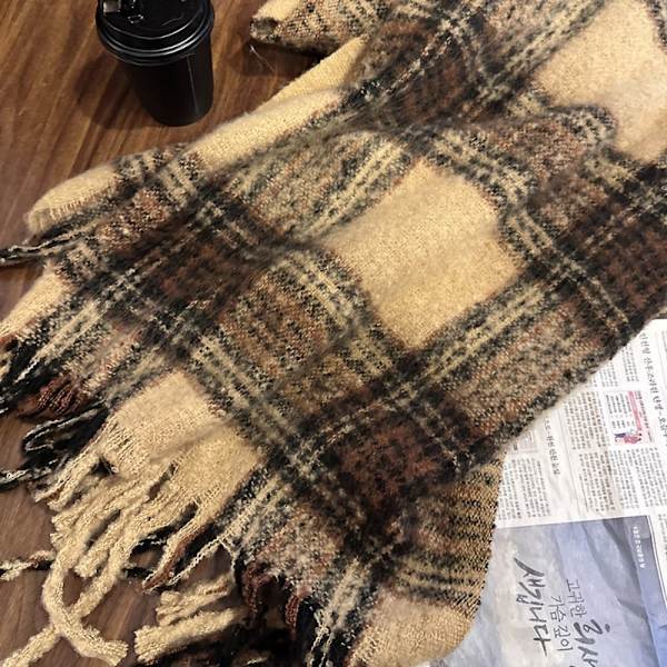 Dam Scarf Långa Scarves Tofs Sjal