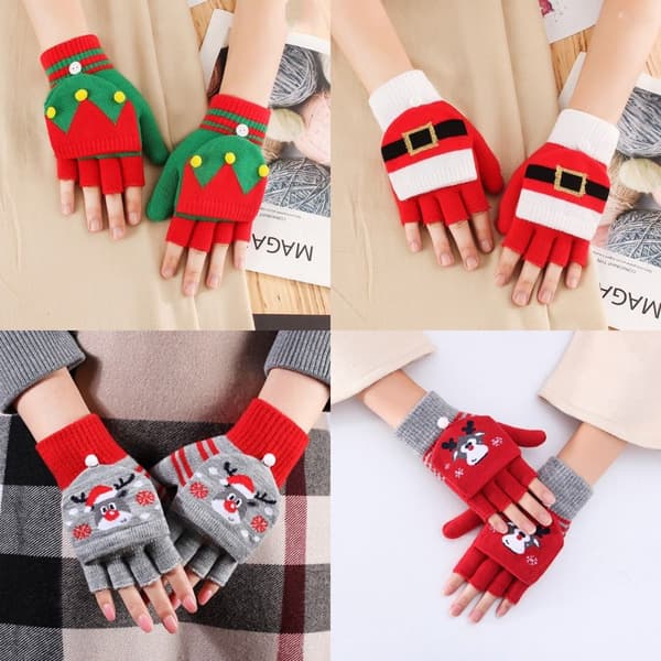 Julehandsker Halvfingerhandsker 2 2 2