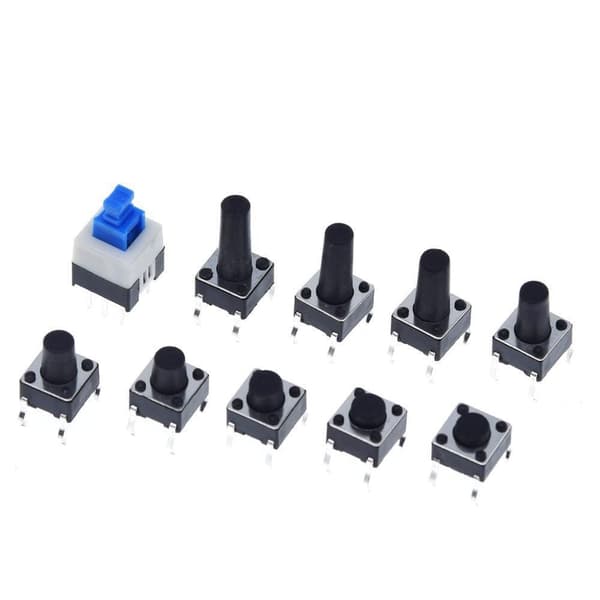 180st Push Button Switch Knapp Omkopplare Taktil
