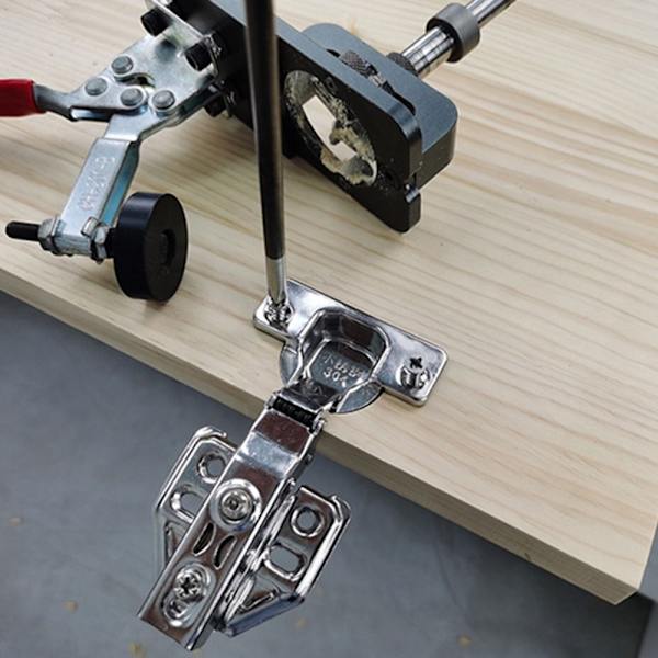 Hulboring Guide Locator Hængsel Boring Jig Hulåbner
