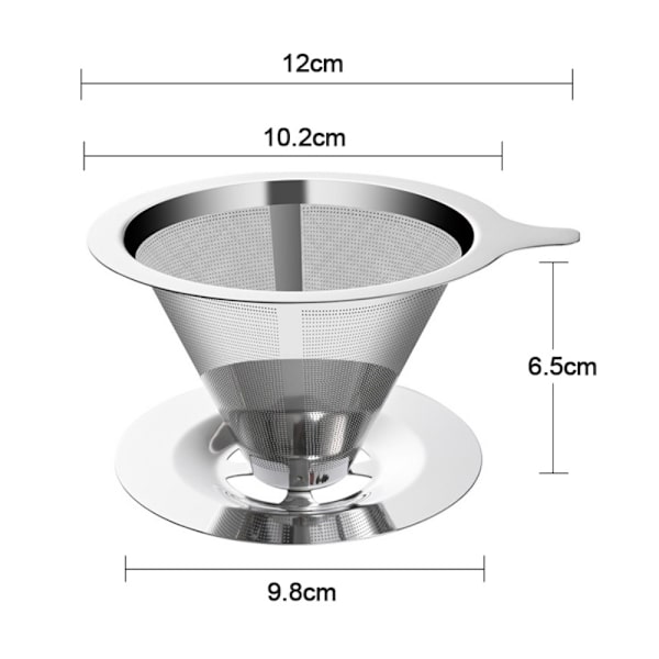 Kaffefilter Kaffe Drip Mesh 600 MES-MED BASE S-MED BASE 600 MeshS-With Base