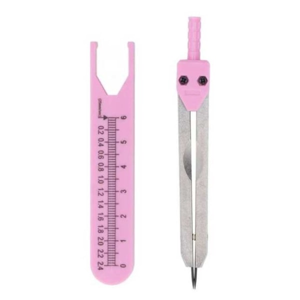 Drafting Divider Måleverktøy EKG Calipers ROSA Pink