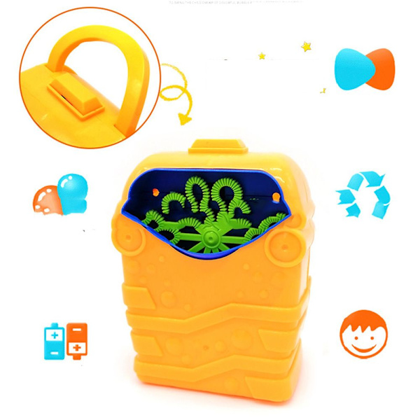 Bubble Machine Automatisk Bubbles Maker Kid Fun blå