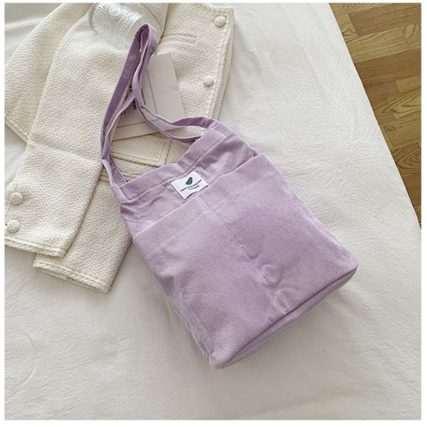 Skuldertaske Student Messenger Bag LILLA purple