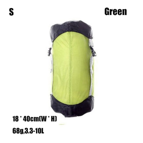 Camping sportstaske Mesh opbevaringstaske GREEN S Green S