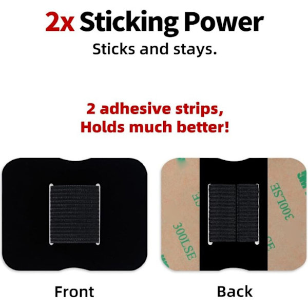 4 Stk Pen Clips Penne Holder SORT Black