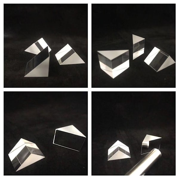 Triangulärt prisma Regnbågsprisma rätvinkligt prisma