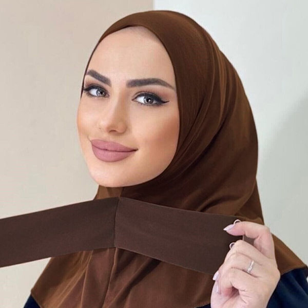 Head Wrap Sjal Muslim Bonnet BLÅ Blue