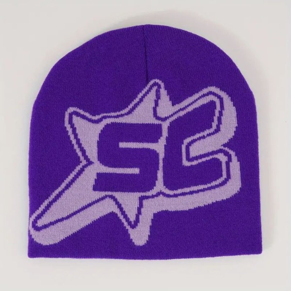 Hip Hop Cap Strikkeluer LILLA purple