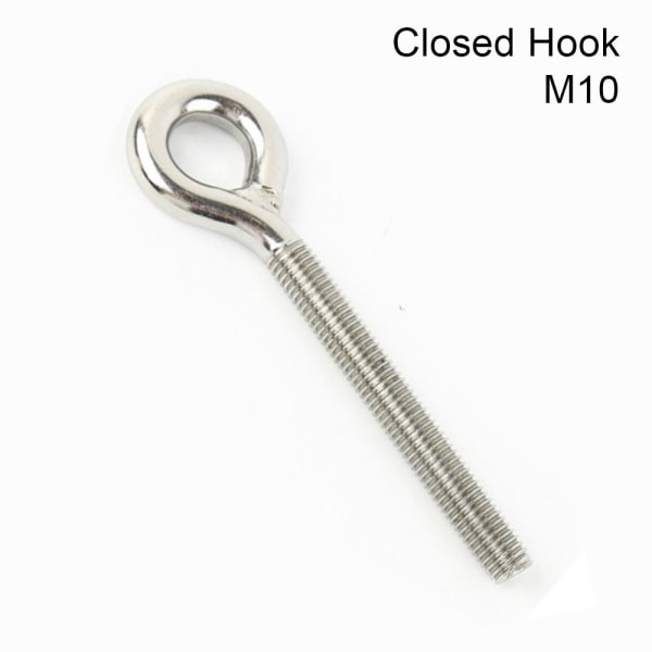 1 stk. Fårøjeskrue boltring LUKKET HOOK-M10 LUKKET HOOK-M10 Closed Hook-M10