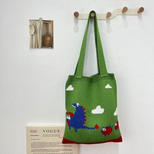 Käsin kudottu Bag Knot rannelaukku 2 2 2