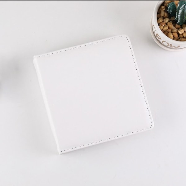 Mini Binder Album Photo Album VALKOINEN White