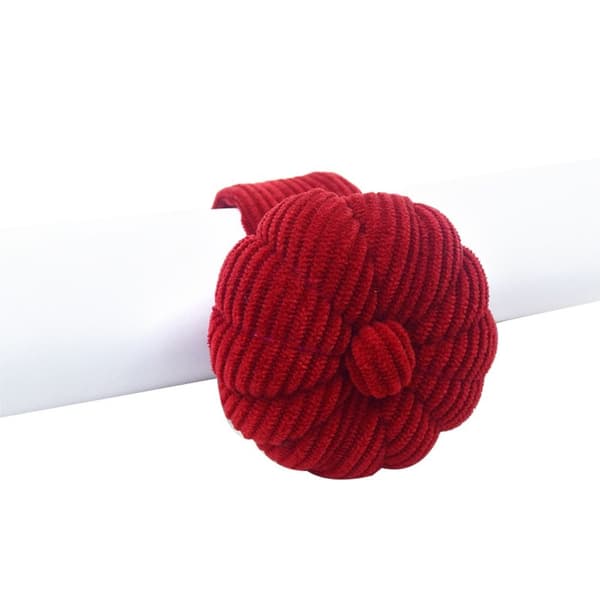 Handledsnålskudde DIY-hantverksnålshållare 1 elastisk rem Red