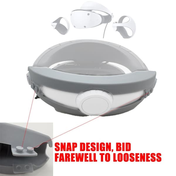 VR Headset Bakdeksel Silikon SVART black